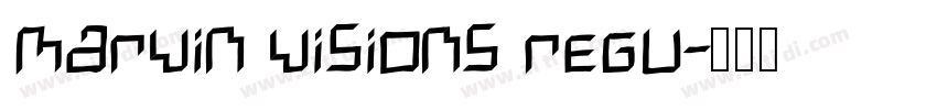 marvin visions regu字体转换 marvin visions regu字体转换
